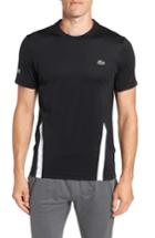 Men's Lacoste Regular Fit Novak Performance T-shirt (s) - Black
