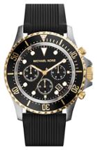 Men's Michael Kors 'everest' Chronograph Silicone Strap Watch, 45mm