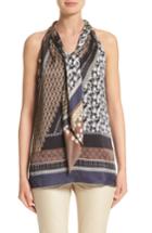 Women's Lafayette 148 New York Julisa Silk Tie Neck Blouse