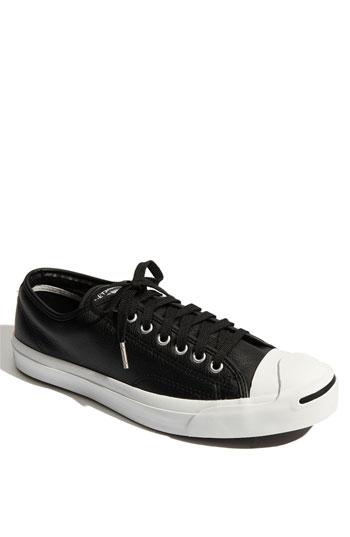 Converse 'jack Purcell' Leather Sneaker (men) Black/ White