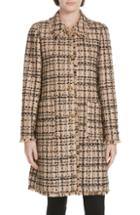 Women's Kate Spade New York Two-tone Tweed Coat - Beige