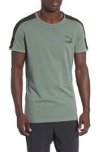 Men's Puma Slim Fit Classics T7 T-shirt - Green