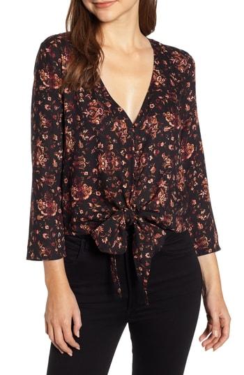 Women's Hinge Tie Front Top