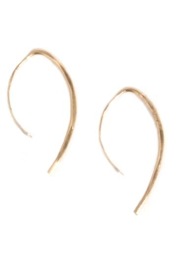 Women's Melissa Joy Manning Wishbone Hoop Earrings