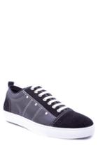 Men's Zanzara Severn Studded Low Top Sneaker .5 M - Black
