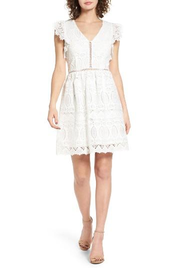 Women's J.o.a. Lace Fit & Flare Dress