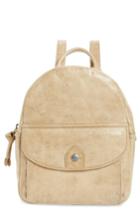 Frye Melissa Mini Leather Backpack - Beige