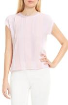 Women's Vince Camuto Stripe Panel Blouse - Pink