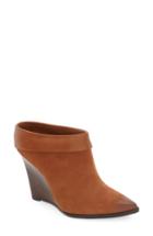 Women's Linea Paolo 'logan' Pointy Toe Wedge Bootie M - Brown