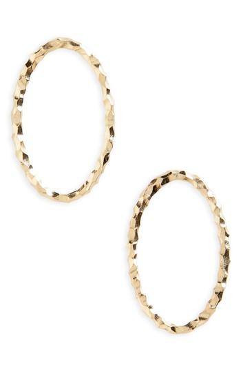 Women's All Blues Large Ellipse Carved Vermeil Earrings
