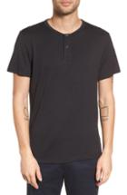 Men's Theory Gaskell Anemone Slim Fit Henley - Black
