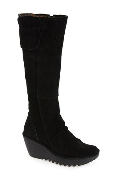 Women's Fly London 'yulo' Knee High Wedge Platform Boot