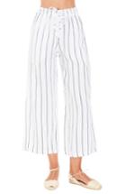 Women's Faithfull The Brand Clemence Stripe Linen Pants - White