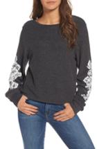Women's Wildfox Garden Sweatshirt, Size - Black