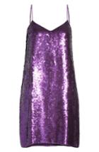 Women's Tibi Sequin Slipdress - Purple