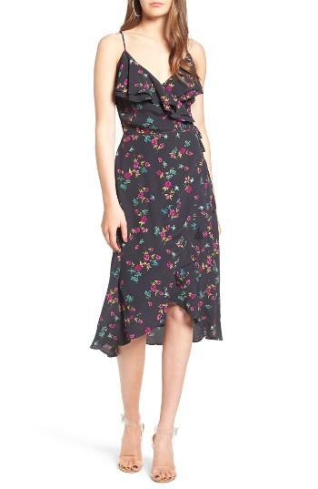 Women's Leith Flounce Wrap Midi Dress