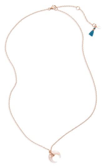 Women's Shashi Crescent Pendant Necklace