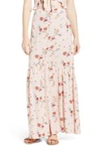 Women's Lost + Wander Rosa Floral Maxi Skirt - Pink