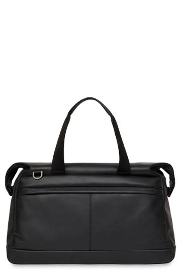 Men's Knomo Barbican Milton Leather Duffel - Black