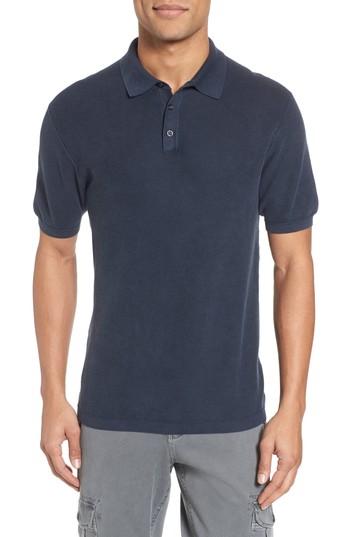 Men's Michael Bastian Pique Polo - Blue