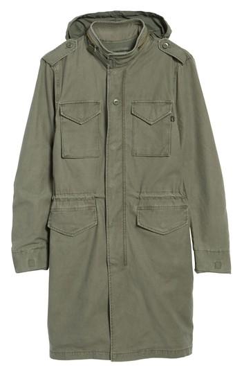 Men's Alpha Industries Quartermaster Elongated Field Coat, Size - Green