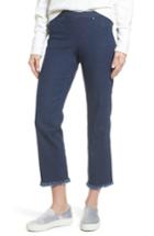 Women's Hue Raw Hem Skimmer Denim Leggings - Blue