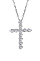 Women's Lafonn Simulated Diamond Cross Pendant Necklace