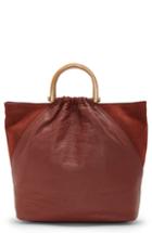 Vince Camuto Vida Leather Tote - Brown