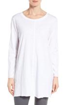 Women's Eileen Fisher Slubby Organic Cotton Jersey Top - White