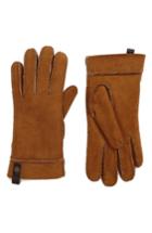 Women's Ugg Tenney Genuine Shearling Gloves - Orange