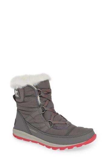 Women's Sorel Whitney Snow Bootie M - Grey