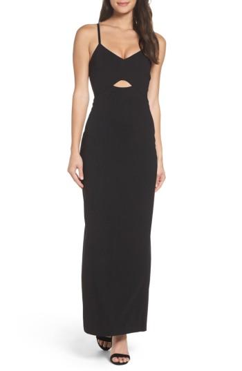 Women's Ali & Jay Step & Repeat Cutout Gown - Black