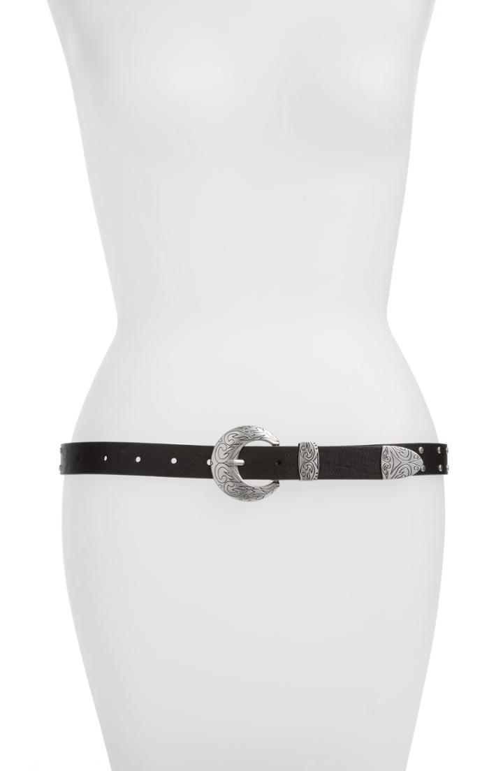 Women's Treasure & Bond Moon Western Faux Leather Belt