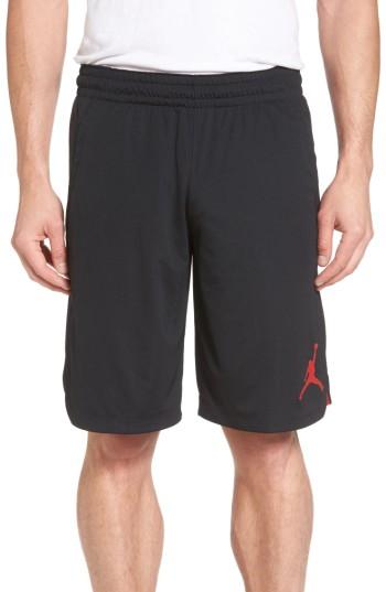Men's Nike Jordan 23 Alpha Dry Knit Athletic Shorts - Black