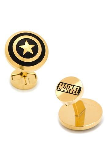 Men's Cufflinks, Inc. Marvel Comics Captain America Cuff Links