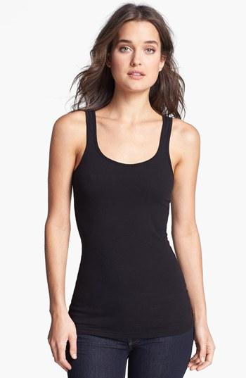 Women's James Perse Long Jersey Tank - White