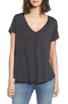 Women's Project Social T V-neck Tee - Black