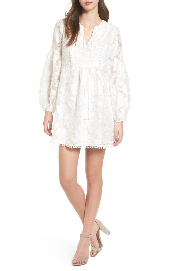 Women's Moon River Floral Burnout Dress