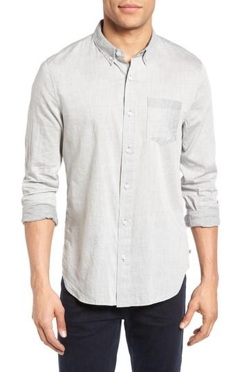 Men's Ag Grady Trim Fit Sport Shirt, Size - Grey