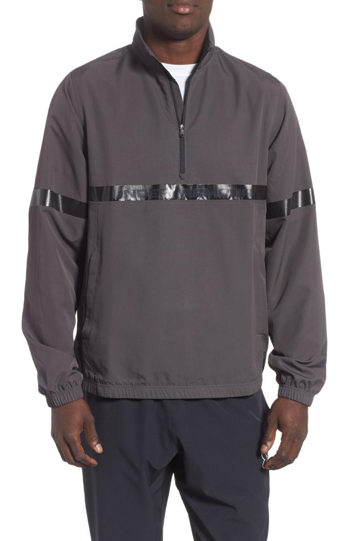 Men's Under Armour Sportstyle Half Zip Pullover, Size - Grey