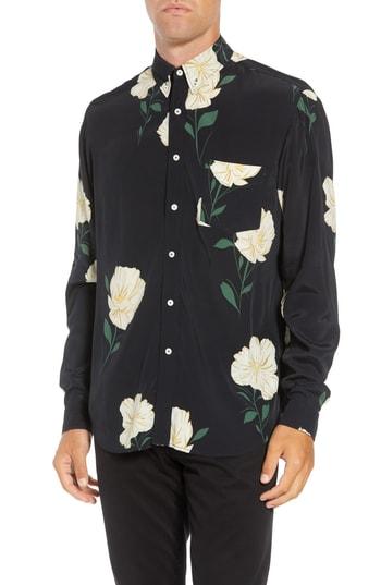 Men's Hope Print Sport Shirt Us / 46 Eu - Black