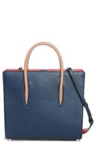 Christian Louboutin Medium Paloma Leather Tote - Blue