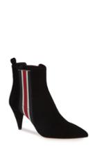Women's Veronica Beard Flynne Stripe Chelsea Bootie .5us / 38.5eu - Black