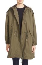 Women's Tu Es Mon Tresor 'flower Bijou' Embellished Parka