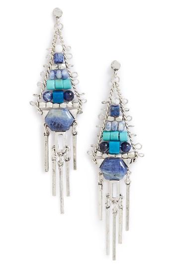 Women's Treasure & Bond Beaded Fringe Chandelier Earrings