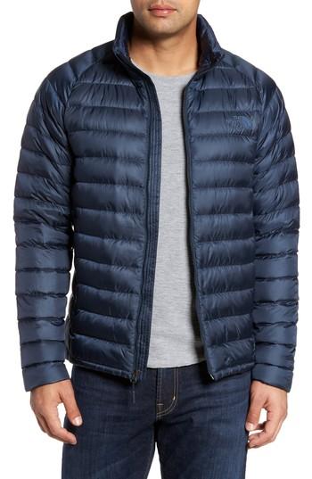 Men's The North Face Trevail Water Repellent Packable Down Jacket, Size - Blue