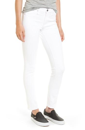 Women's Ag Prima Cigarette Leg Jeans - White