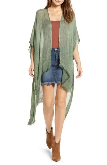 Women's Free People Day Dream Kimono, Size - Green