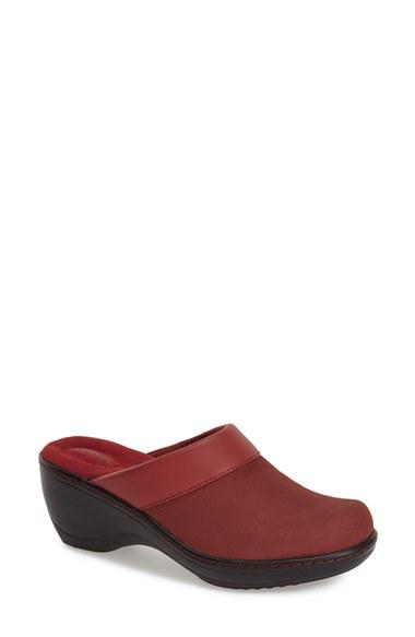 Women's Softwalk 'murietta' Clog W - Red