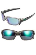 Women's Oakley Straightlink 61mm Sunglasses - Grey Ink/ Jade Iridium